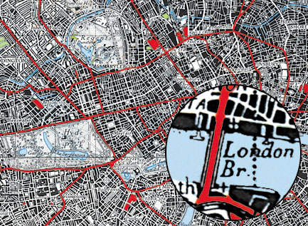 Printed Space: Canvas London Map