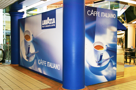 Printed Space: Lavazza Coffee Bar